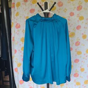 Chic Teal Blouse for Women